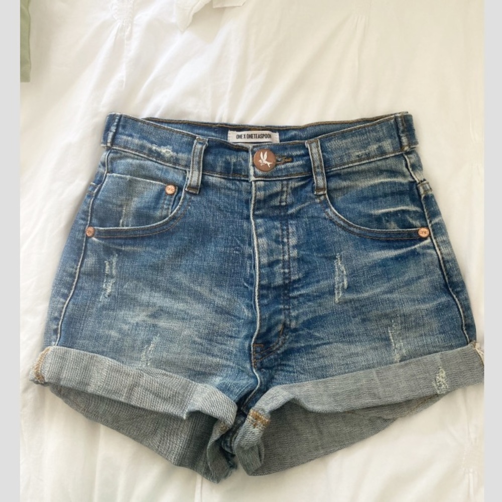 One Teaspoon Brand Denim Shorts